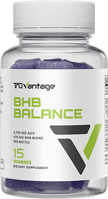 Original supplied TruVantage bottle showing the front-label amounts